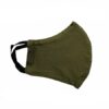 ماسک تنفسی دولایه جنس پنبه مدل نینجا سبز زیتونی
