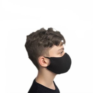 ماسک تنفسی دولایه جنس پنبه مدل نینجا مشکی2
