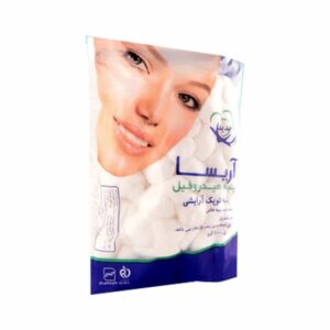 پنبه توپک 100 گرمی آرایشی آریسا