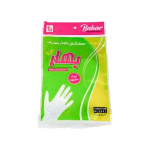 دستکش نایلونی بهار بسته نایلونی 100 عددی